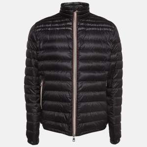 Moncler Black Nylon Puffer Down Jacket XXL