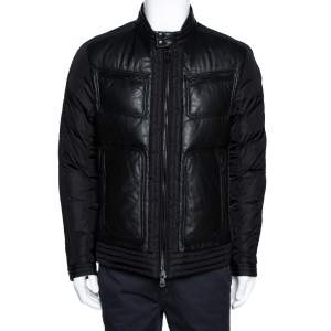 Moncler Black Down Quilted Allemand Jacket XL