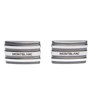 Montblanc Meisterstuck Stainless Steel & Tantalum Rectangular Cufflinks