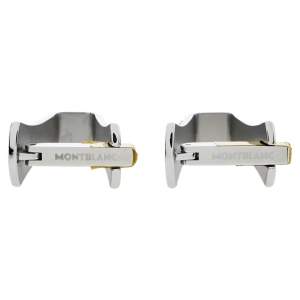 Pre Owned Montblanc Stainless Steel Sartorial Stirrup Cufflinks