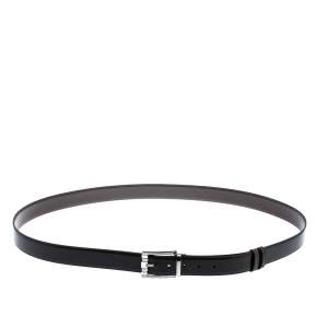 Pre Owned Montblanc Black/Brown Leather Casual Line Reversible Belt 105CM