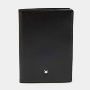 Montblanc Black Leather Meisterstück Passport Holder