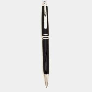 Pre Owned Montblanc Black Meisterstuck Resin Silver Tone Ballpoint Pen