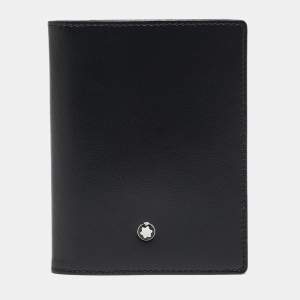 Montblanc Black Leather Meisterstuck Business Card Holder