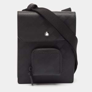 Montblanc Black Leather Extreme 3.0 Mini Envelope Messenger Bag