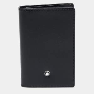 Montblanc Black Leather Meisterstuck Card Holder