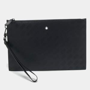 مملوكة مسبقًا حقيبة معصم مون بلان قماش أسود إكستريم 3.0 مع طبقة خارجية