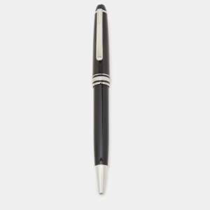 Montblanc Meisterstuck Black Resin Silver Tone Ballpoint  Pen