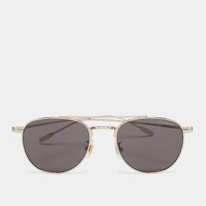 Montblanc Black MB0211S Metal Frame Aviator Sunglasses