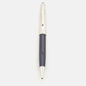 Montblanc Meisterstück Solitaire Doué Blue Hour Resin Silver Tone Classique Ballpoint Pen