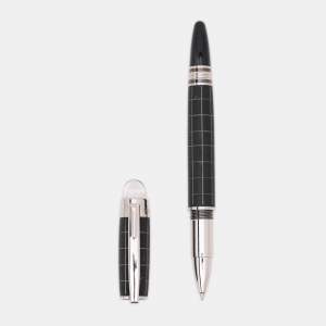 Montblanc Black Starwalker Rubber Resin Silver Tone Ballpoint Pen