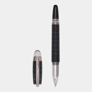 Montblanc Black Starwalker Rubber Resin Silver Tone Ballpoint Pen