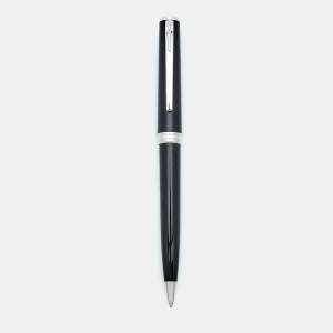 Pre Owned Montblanc Pix MB132495 Black Resin Platinum Coated Ballpoint Pen