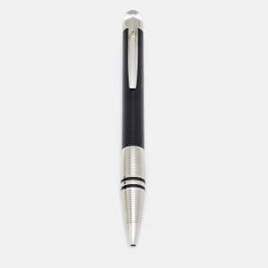 Pre Owned Montblanc Starwalker Doue Black Resin Silver Tone Ballpoint Pen