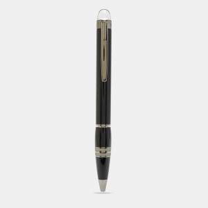 Pre Owned Montblanc StarWalker Midnight Black Resin Gunmetal Tone Ballpoint Pen