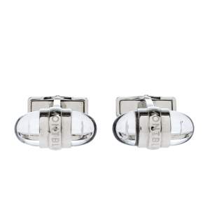 Pre Owned Montblanc Urban Walker Floating Star Silver Tone Cufflinks