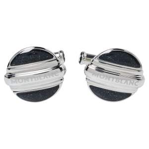 Montblanc Stainless Steel Lacquer Elegance Reversible Cufflinks