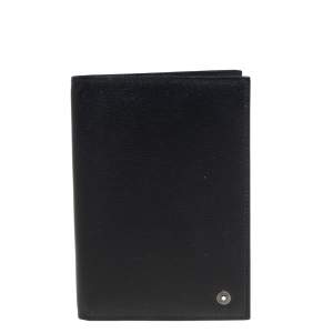 Montblanc Black Leather Passport Holder