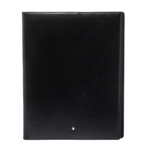 Pre Owned Montblanc Black Leather Meisterstuck Conference Folder
