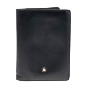 Montblanc Black Leather Meisterstück Business Card Holder