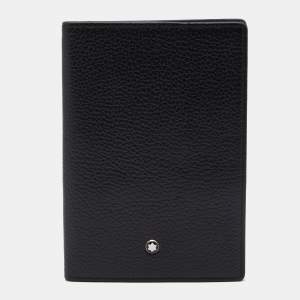 Pre Owned Montblanc Black Leather Meisterstück Passport Holder
