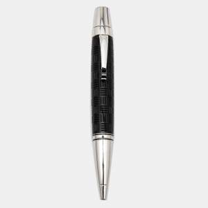 Pre Owned Montblanc Boheme Black Resin Silver Tone Ballpoint Pen 