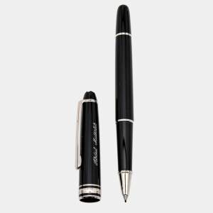 Montblanc Black Meisterstuck Platinum Line Midsize Ballpoint Pen