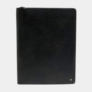 Pre Owned Montblanc Black Leather Notepad Holder