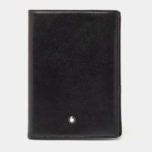 Montblanc Black Leather Meisterstück Passport Holder