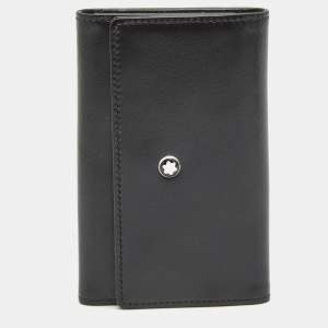 Montblanc Black Leather Meisterstück 6 Case Key Holder