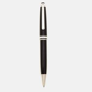 Pre Owned Montblanc Montblanc Meisterstück UNICEF Resin Silver Tone Black Ballpoint Pen