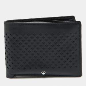 Montblanc Black Leather Meisterstuck Bifold Wallet