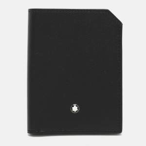 Montblanc Black Leather Meisterstuck Bifold Wallet