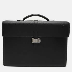 Montblanc Black Leather Westside Briefcase