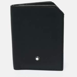 Montblanc Black Leather Meisterstuck Bifold Wallet