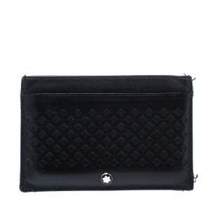 Montblanc Black Perforated Leather Card Holder 2CC