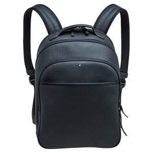 Montblanc Black Leather Large Extreme Backpack