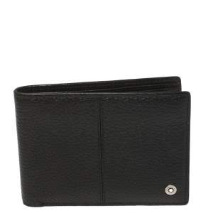 Montblanc Black Leather Bifold Wallet  