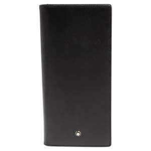 Montblanc Black Leather Meisterstuck Long Wallet