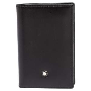 Montblanc Black Leather Meisterstuck Business Card Holder