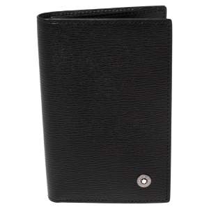 Montblanc Black Leather Westside Business Card Holder