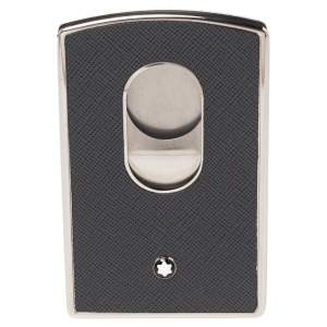 Montblanc Grey Leather Sartorial Hard Shell Business Card Holder