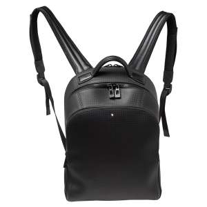 Montblanc Black Textured Leather Extreme 2.0 Small Backpack