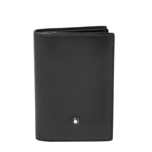 Montblanc Black Leather Meisterstuck Business Card Case