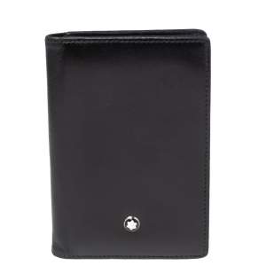 Montblanc Black Leather Meisterstuck Business Card Case