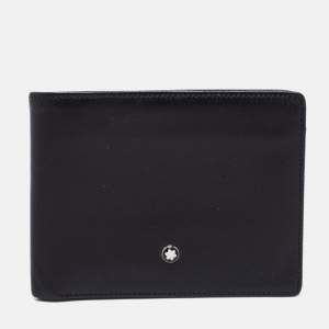 Montblanc Black Leather Meisterstuck Bifold Wallet