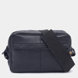 Montblanc Black Leather Crossbody Bag