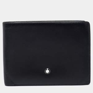 Montblanc Black Leather Miesterstuck Bifold Wallet