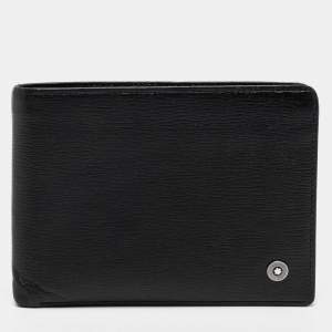 Montblanc Black Leather Westside Bifold Wallet