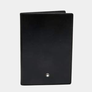 Montblanc Black Leather Meisterstuck Passport Holder